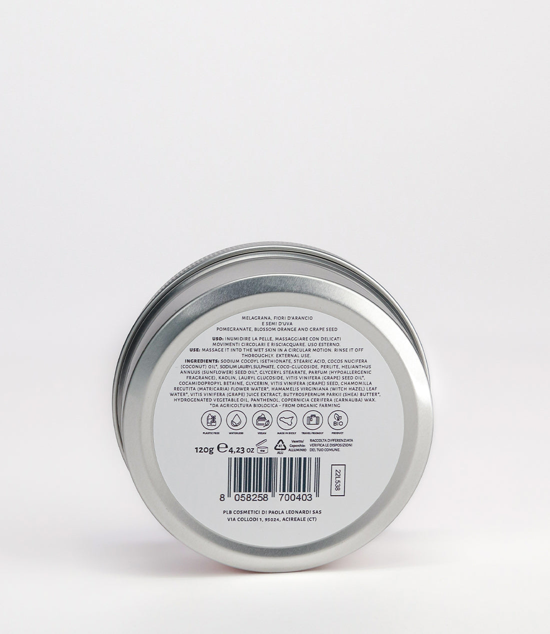Body scrub wash - scrub esfoliante - Acate