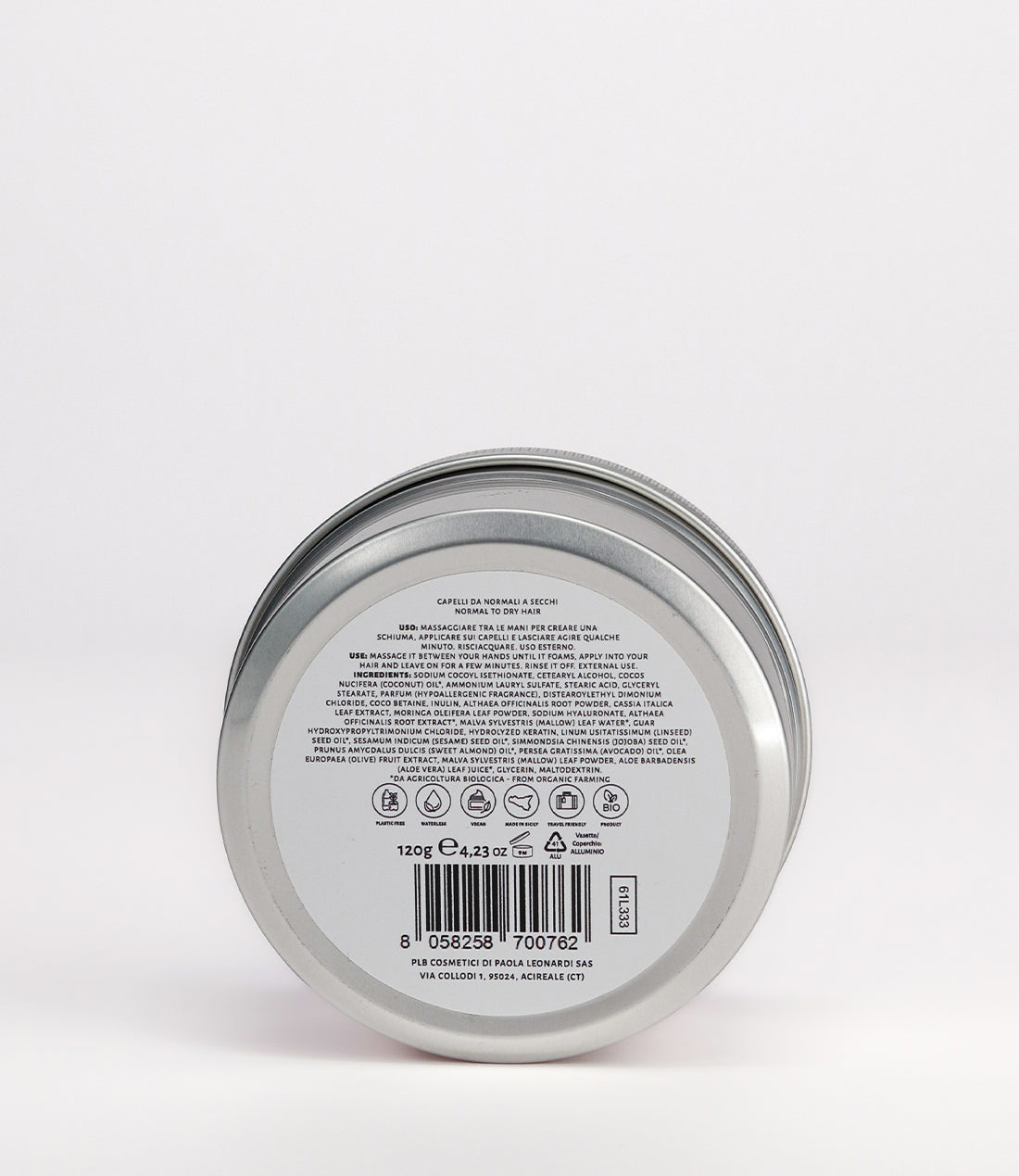 Nouri shampoo solido nutriente - Acate