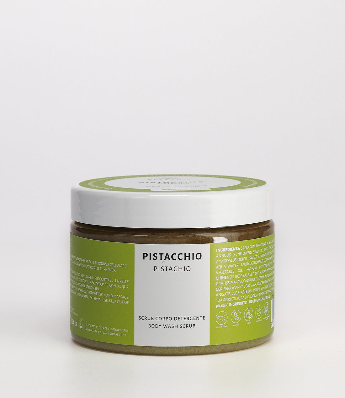 Scrub corpo detergente Pistacchio 500g - Marmillata