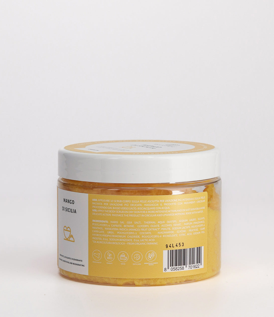 Scrub corpo effetto freddo Mango di Sicilia 500g - Granita