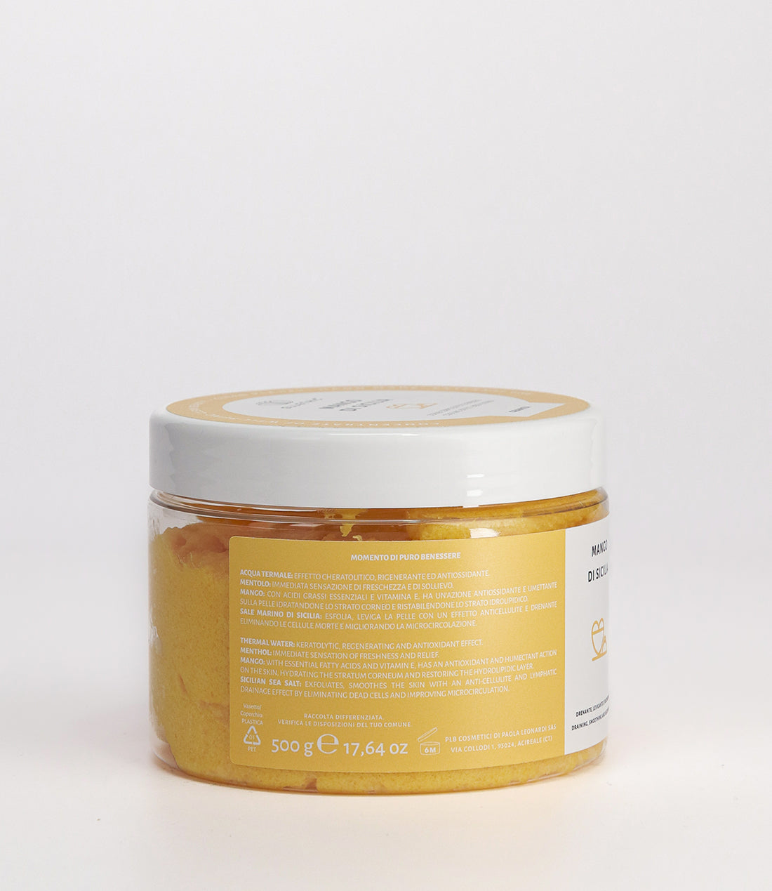 Scrub corpo effetto freddo Mango di Sicilia 500g - Granita