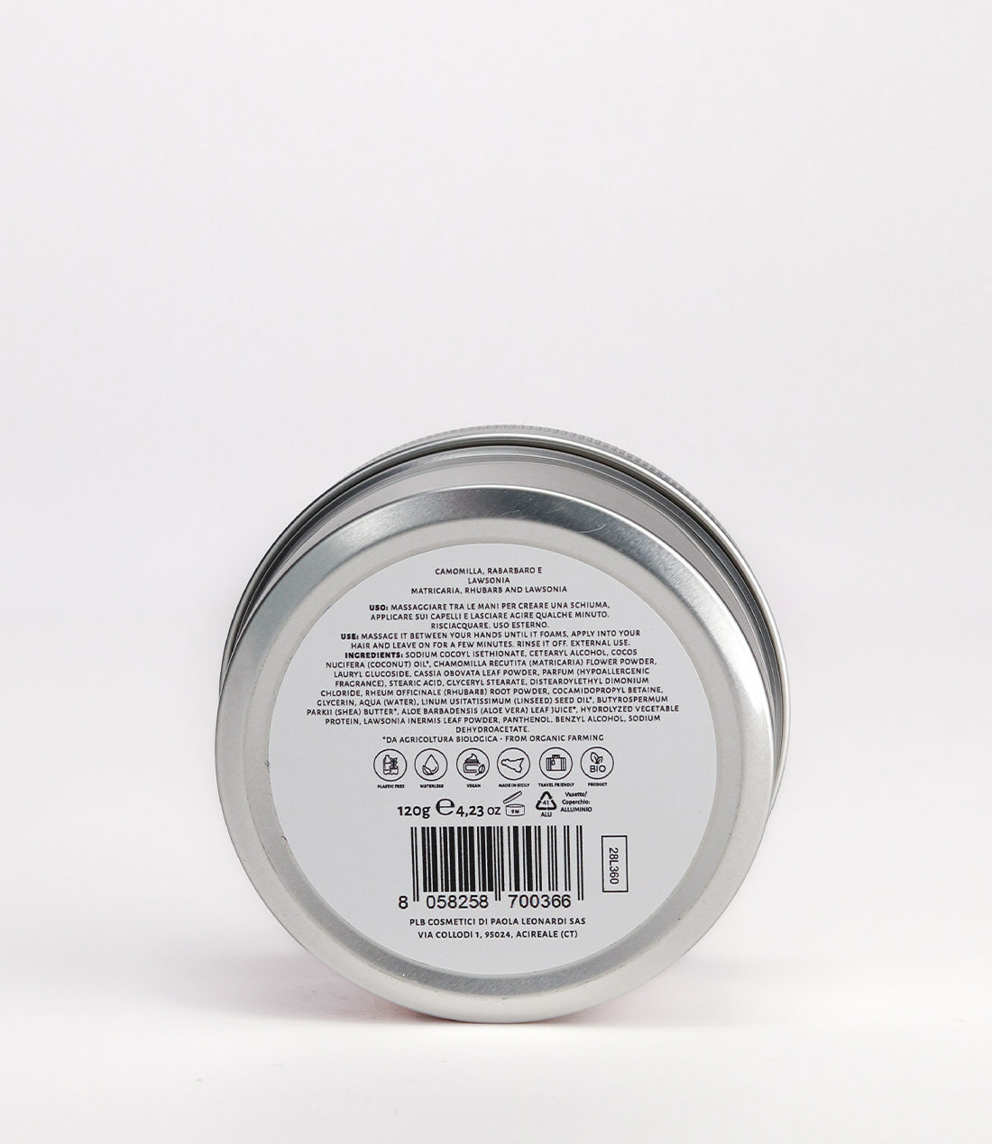 Shampoo solido pigmentato Chamomile Blonde - Acate