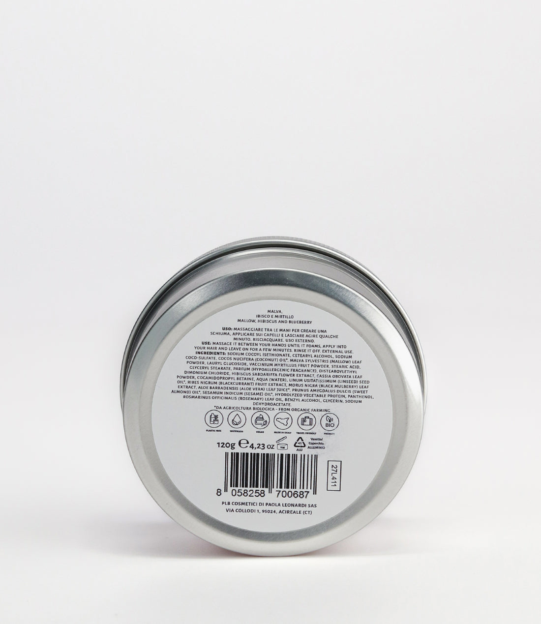 Shampoo solido pigmentato Pure White - Acate