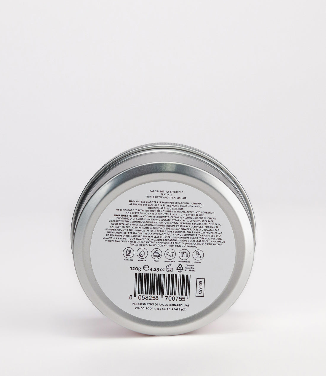 Tonic shampoo solido ristrutturante - Acate