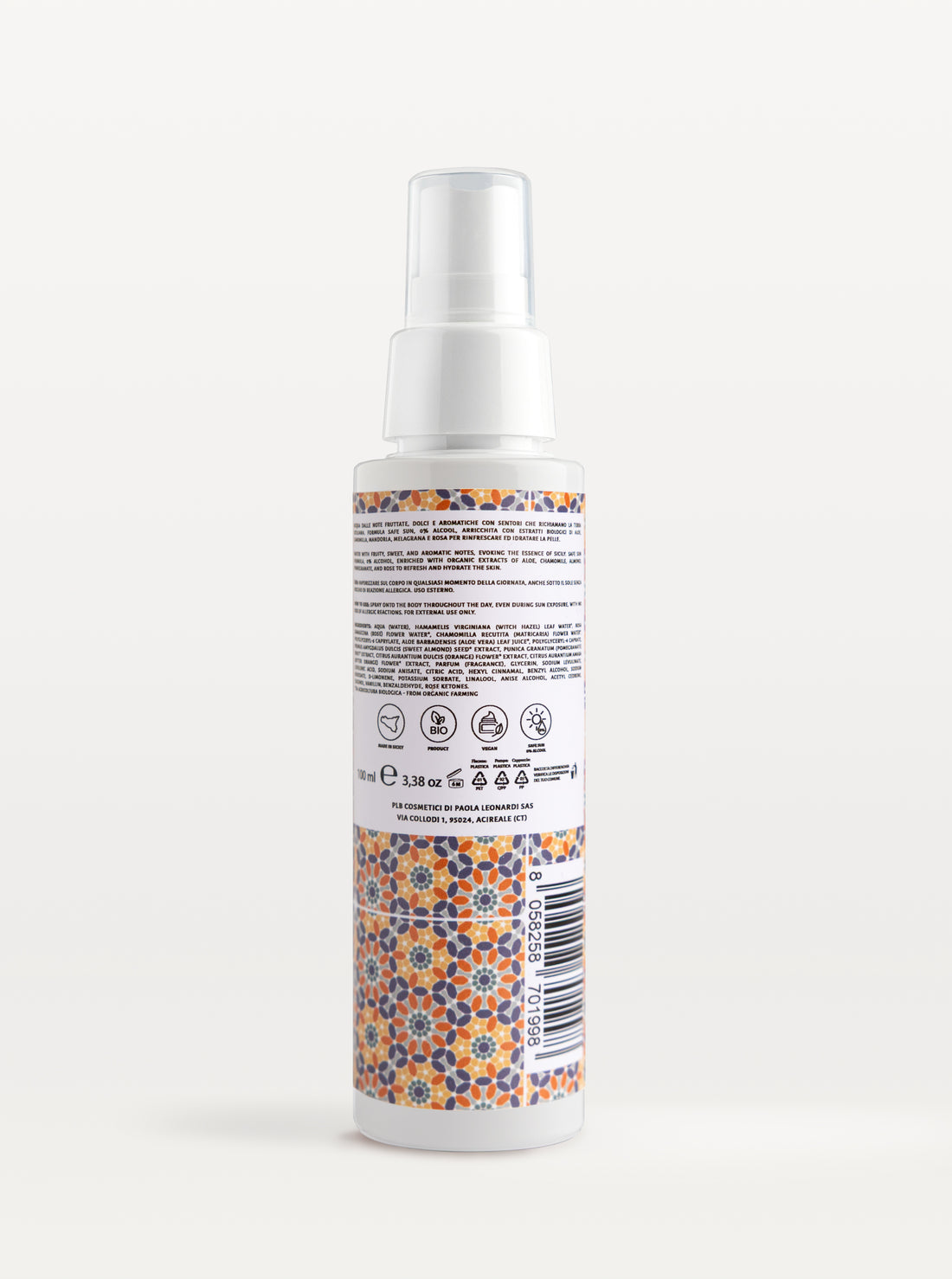 ORANGE SCENTED WATER