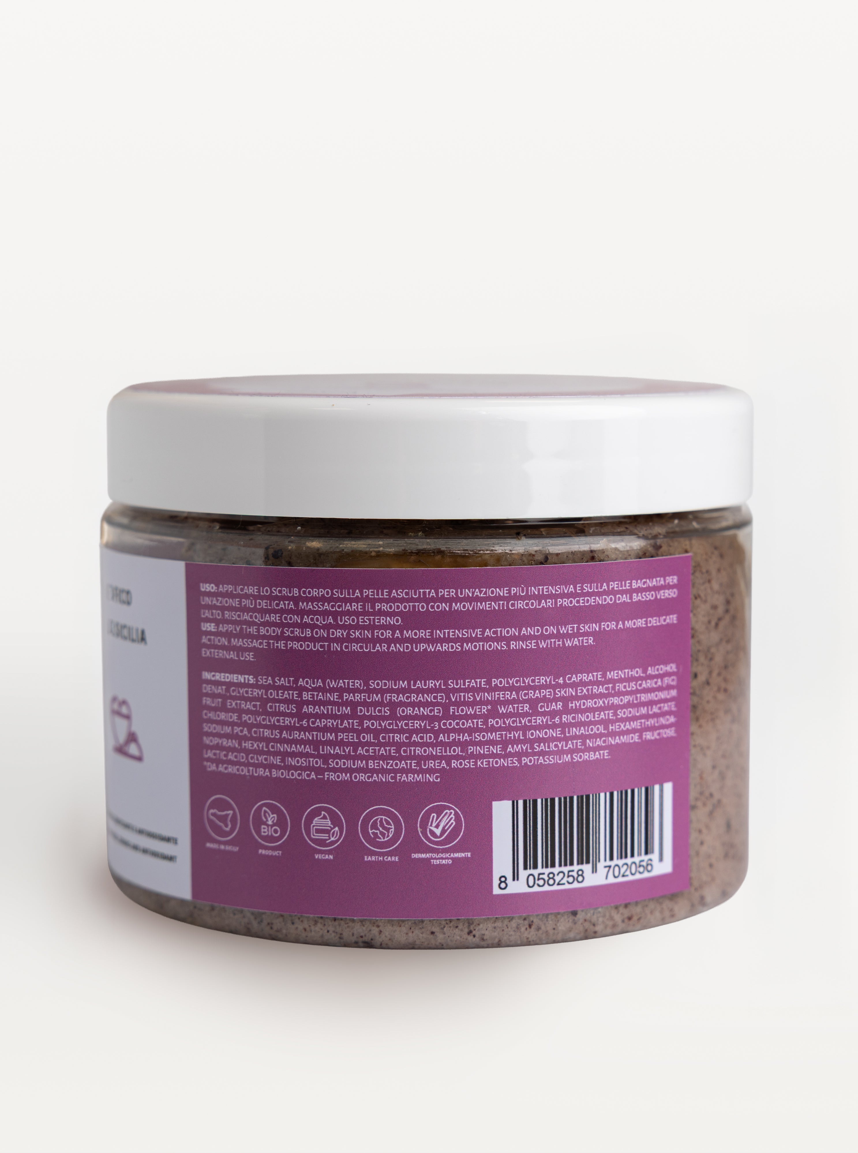 TOASTED SICILY ALMOND - COLD EFFECT BODY SCRUB