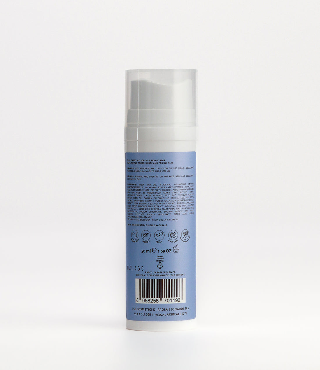 Crema viso idratante e lenitiva 50ml - Day to day
