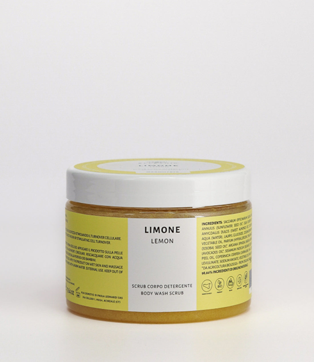 Scrub corpo detergente Limone 500g - Marmillata