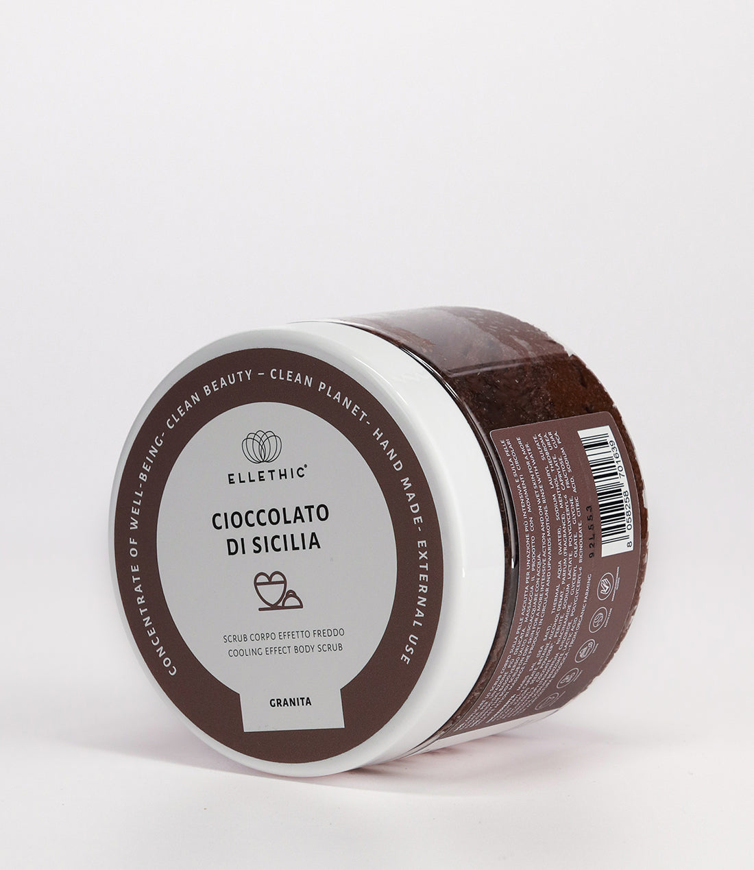 Scrub corpo effetto freddo Cioccolato di Sicilia 500g - Granita