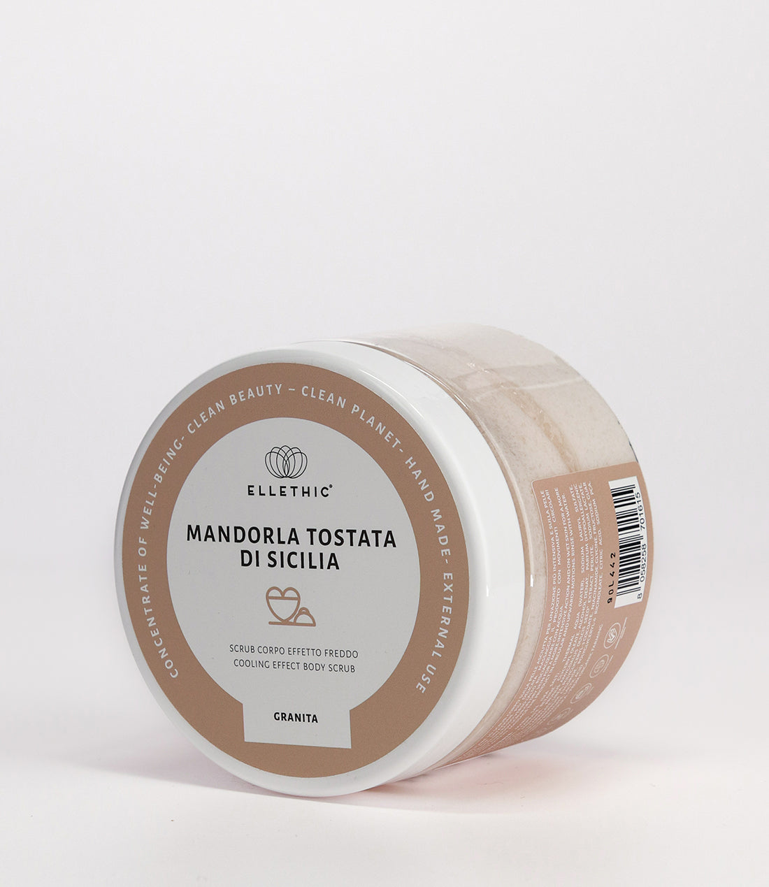 Scrub corpo effetto freddo Mandorla Tostata di Sicilia 500g - Granita