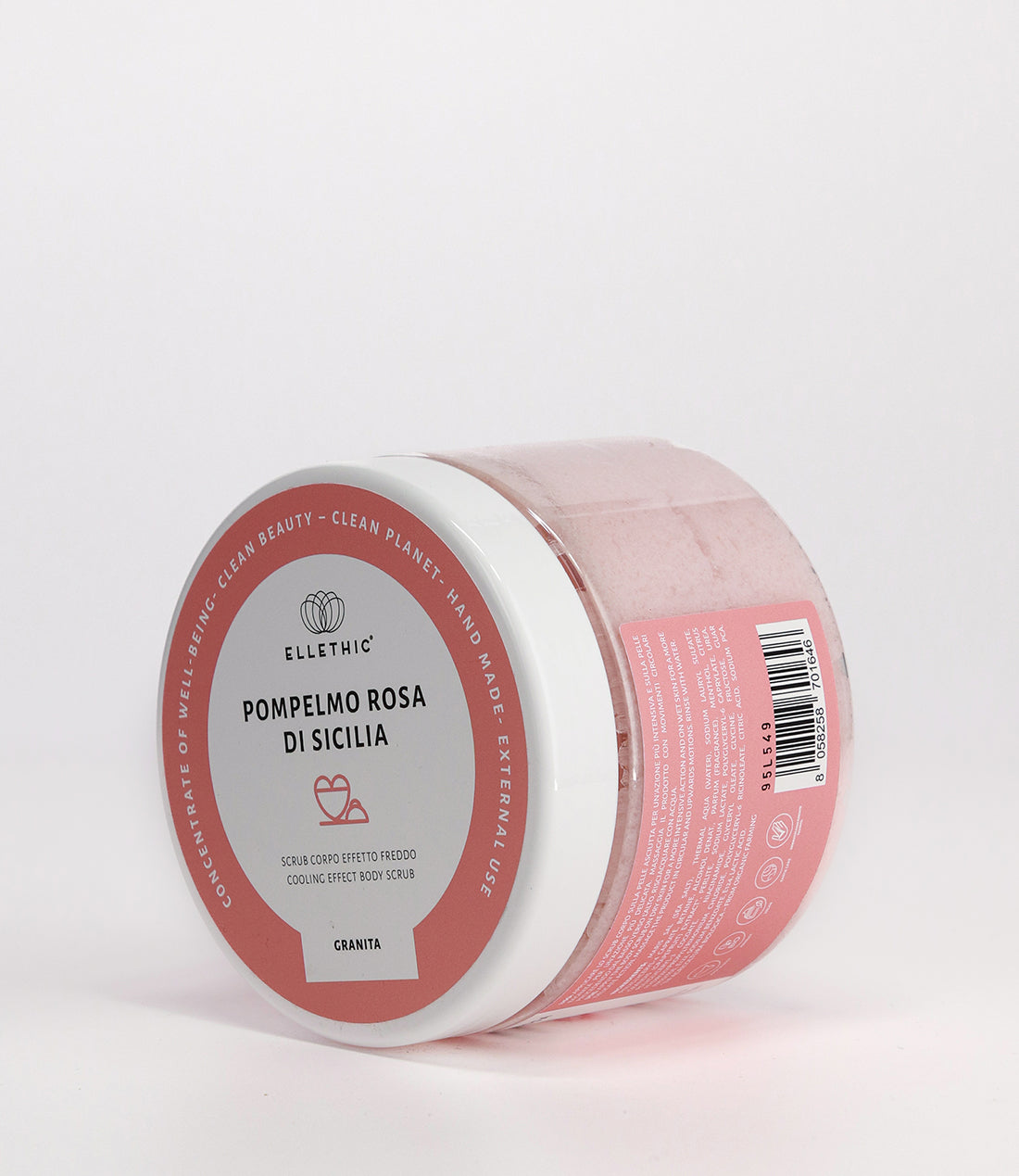 Scrub corpo effetto freddo Pompelmo Rosa di Sicilia 500g - Granita