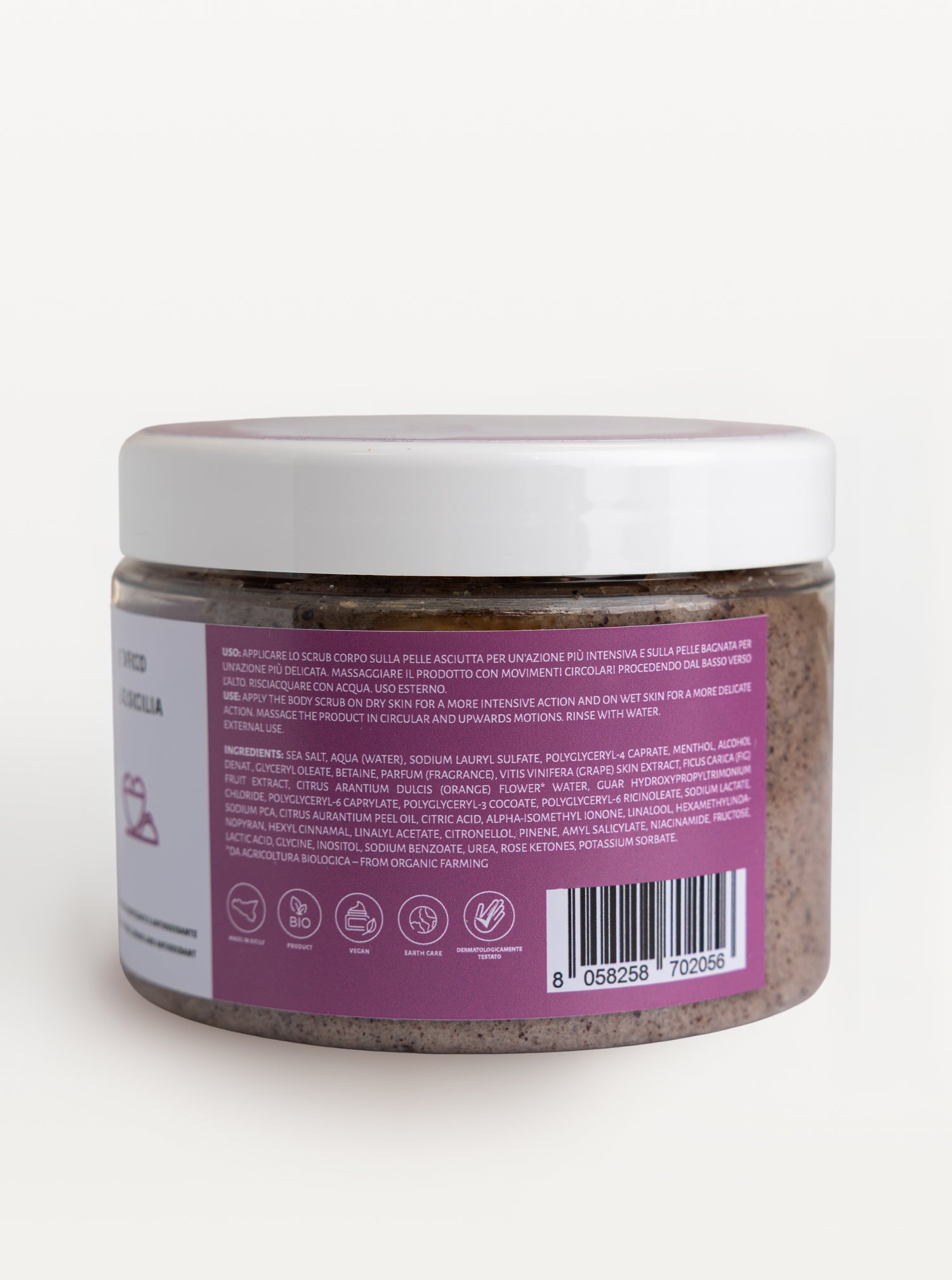 TOASTED SICILY ALMOND - COLD EFFECT BODY SCRUB